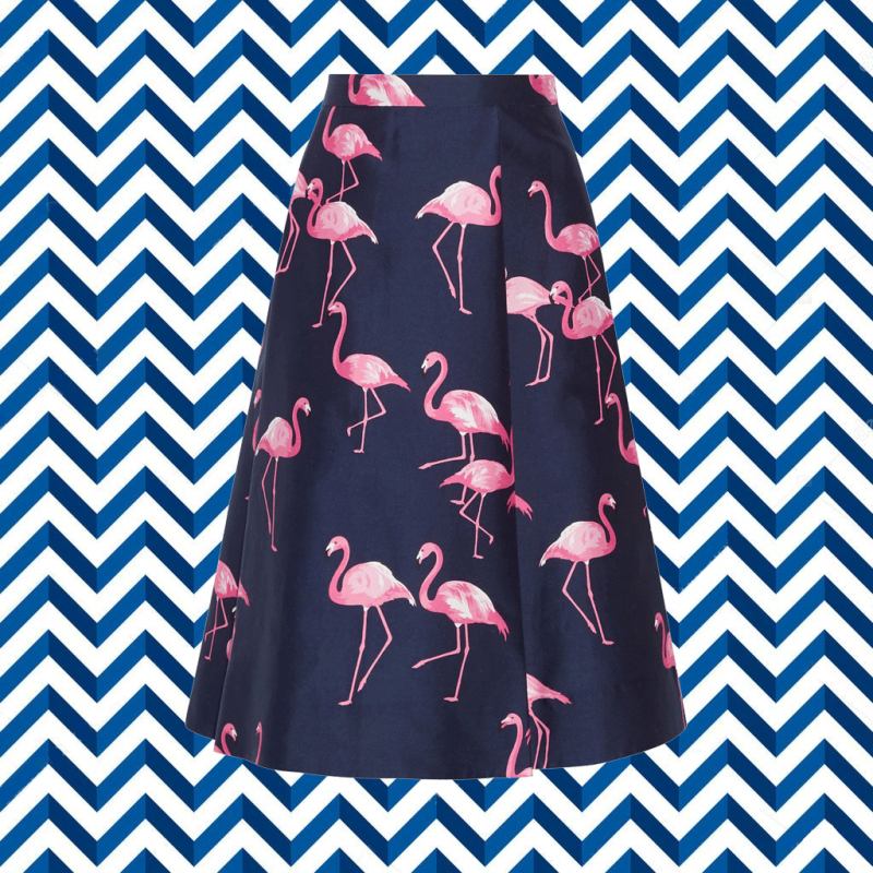 flamingo skirt dress