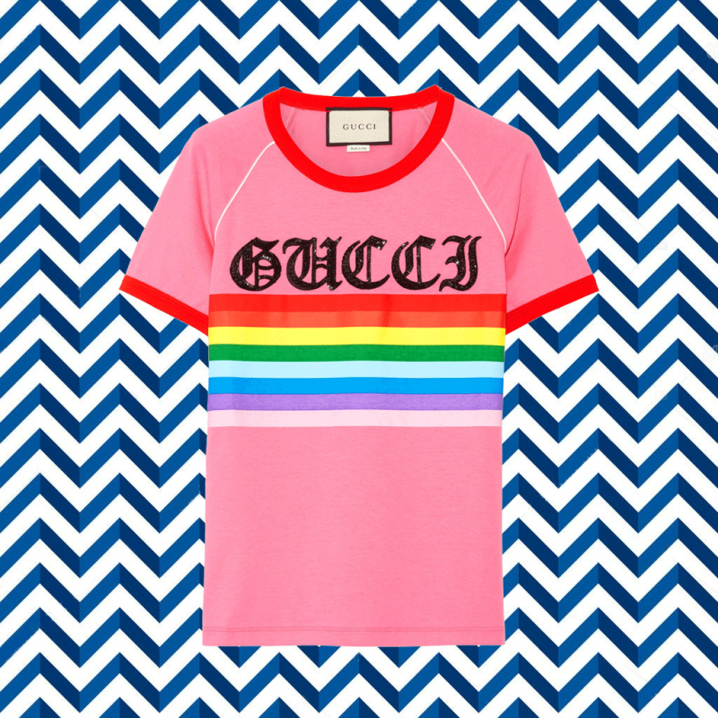 pink gucci t-shirt