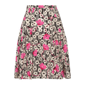 valentino-pink-black-skirt