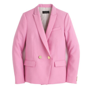 j crew dover blazer pink