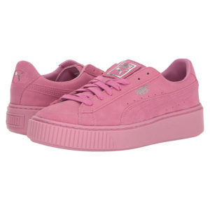 puma pink platform sneakers