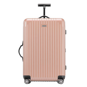 rimowa pink rose gold suitcase salsa luggage