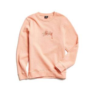 stussy pink sweatshirt