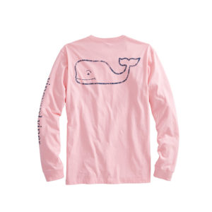 vineyard vines whale t-shirt pink